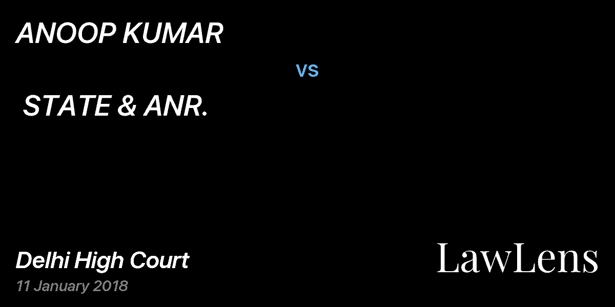 Preview image for ANOOP KUMAR   vs.  STATE & ANR.
