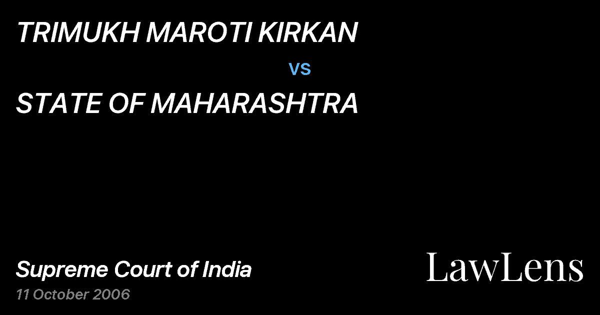 Preview image for TRIMUKH MAROTI KIRKAN vs. STATE OF MAHARASHTRA