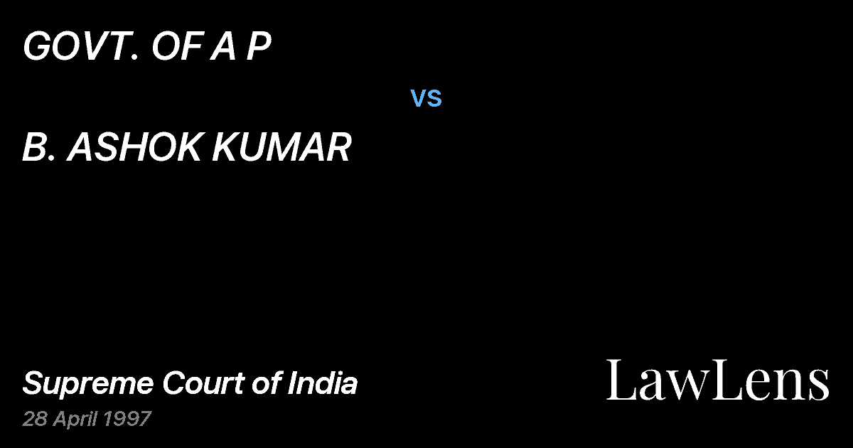 Preview image for GOVT. OF A P vs. B. ASHOK KUMAR