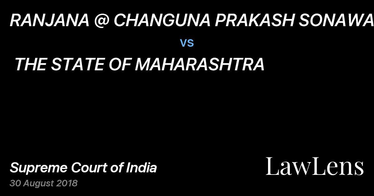 Preview image for RANJANA @ CHANGUNA PRAKASH SONAWANE AND ORS  vs.  THE STATE OF MAHARASHTRA