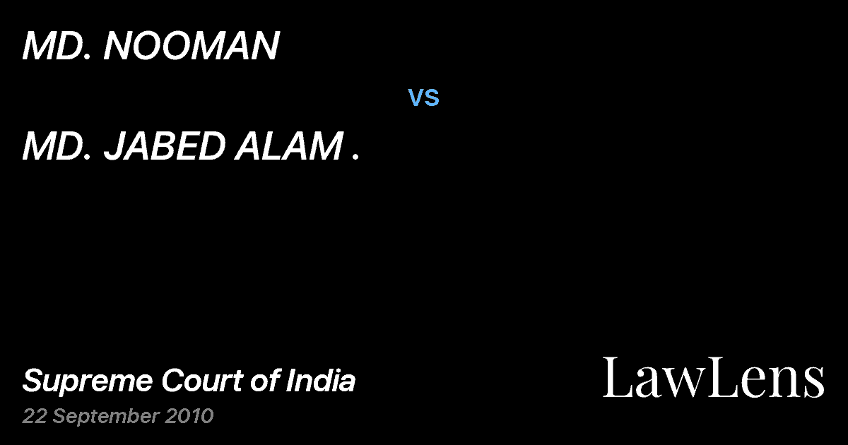 Preview image for MD. NOOMAN vs. MD. JABED ALAM .
