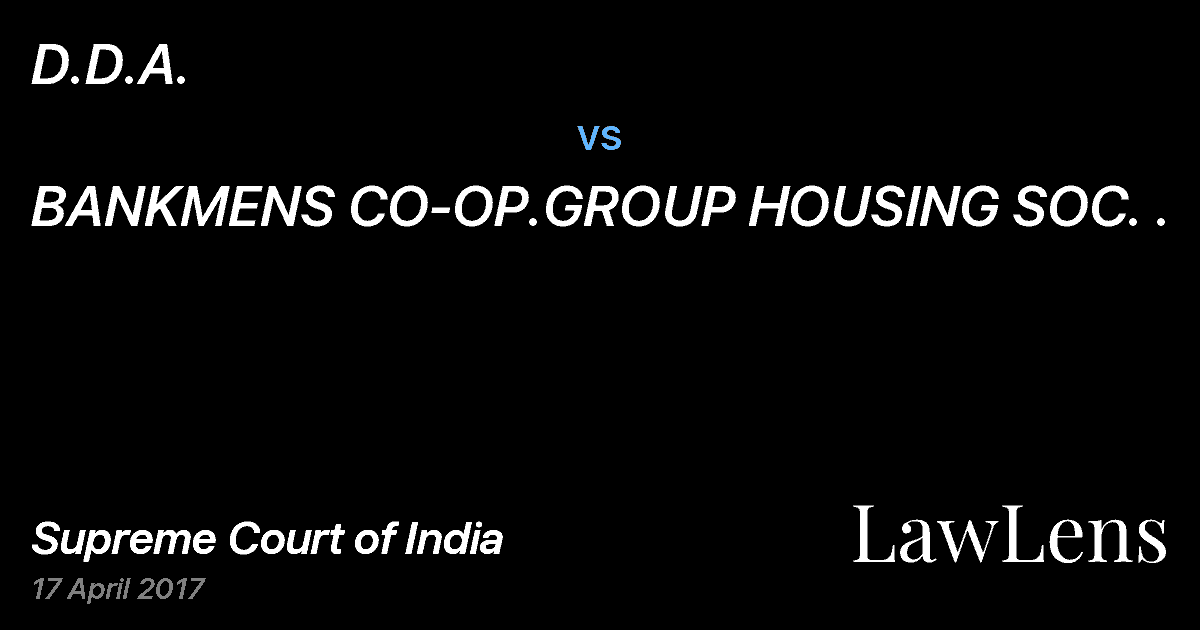 Preview image for D.D.A. vs. BANKMENS CO-OP.GROUP HOUSING SOC. .