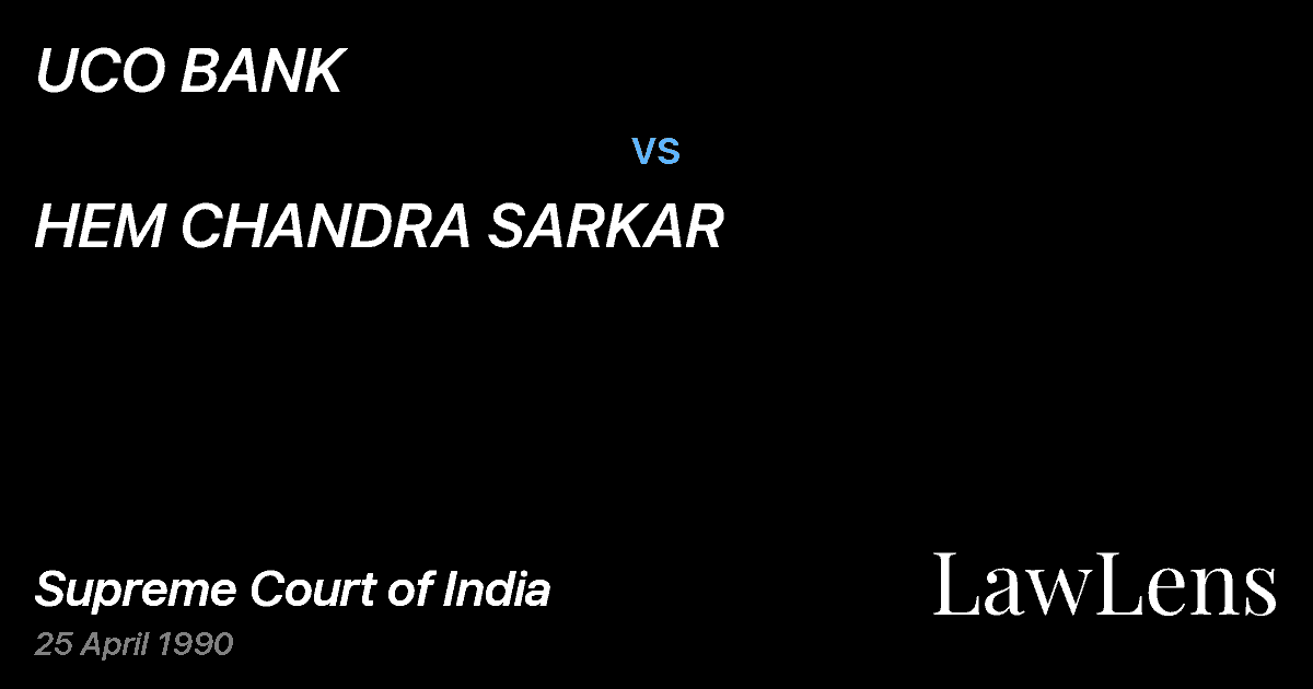 Preview image for UCO BANK vs. HEM CHANDRA SARKAR
