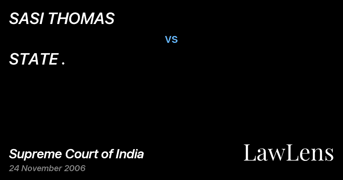 Preview image for SASI THOMAS vs. STATE .