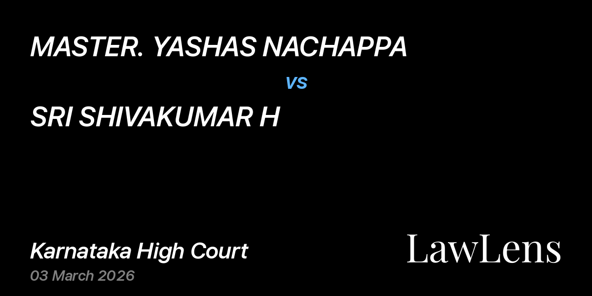 Preview image for MASTER. YASHAS NACHAPPA vs. SRI SHIVAKUMAR H
