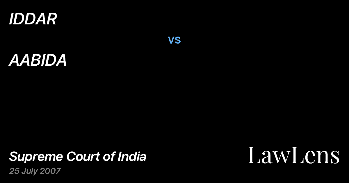 Preview image for IDDAR vs. AABIDA