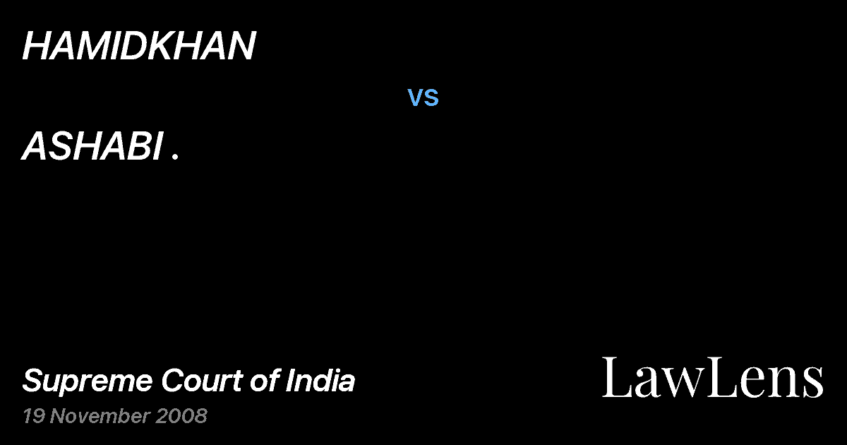 Preview image for HAMIDKHAN vs. ASHABI .