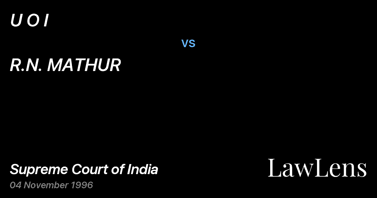 Preview image for U O I vs. R.N. MATHUR