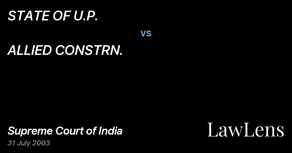 Preview image for STATE OF U.P. vs. ALLIED CONSTRN.