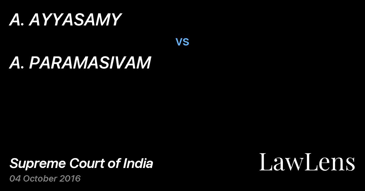 Preview image for A. AYYASAMY vs. A. PARAMASIVAM