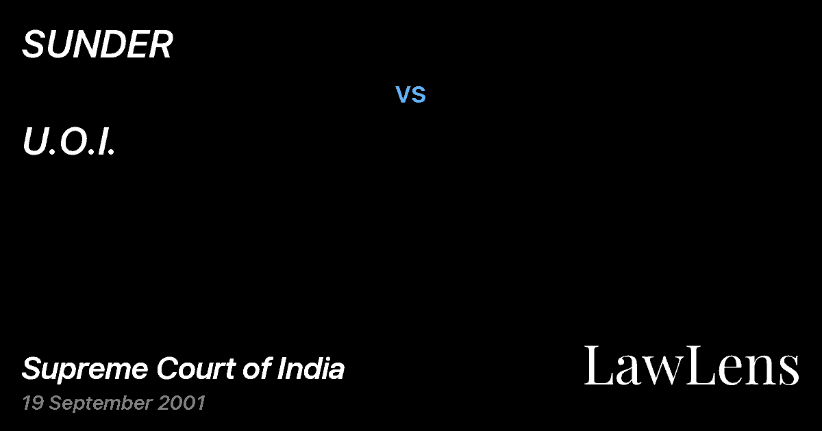 Preview image for SUNDER vs. U.O.I.