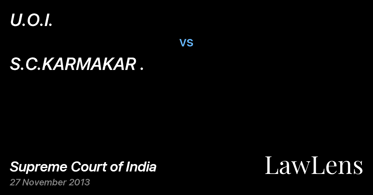Preview image for U.O.I. vs. S.C.KARMAKAR .