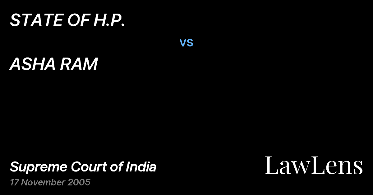 Preview image for STATE OF H.P. vs. ASHA RAM