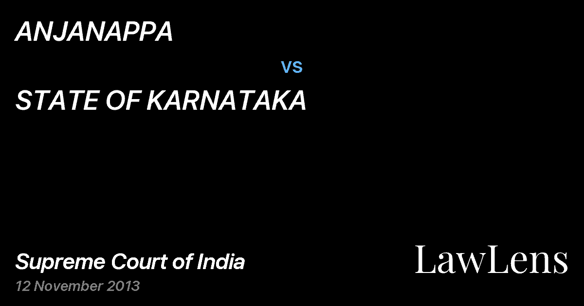 Preview image for ANJANAPPA vs. STATE OF KARNATAKA