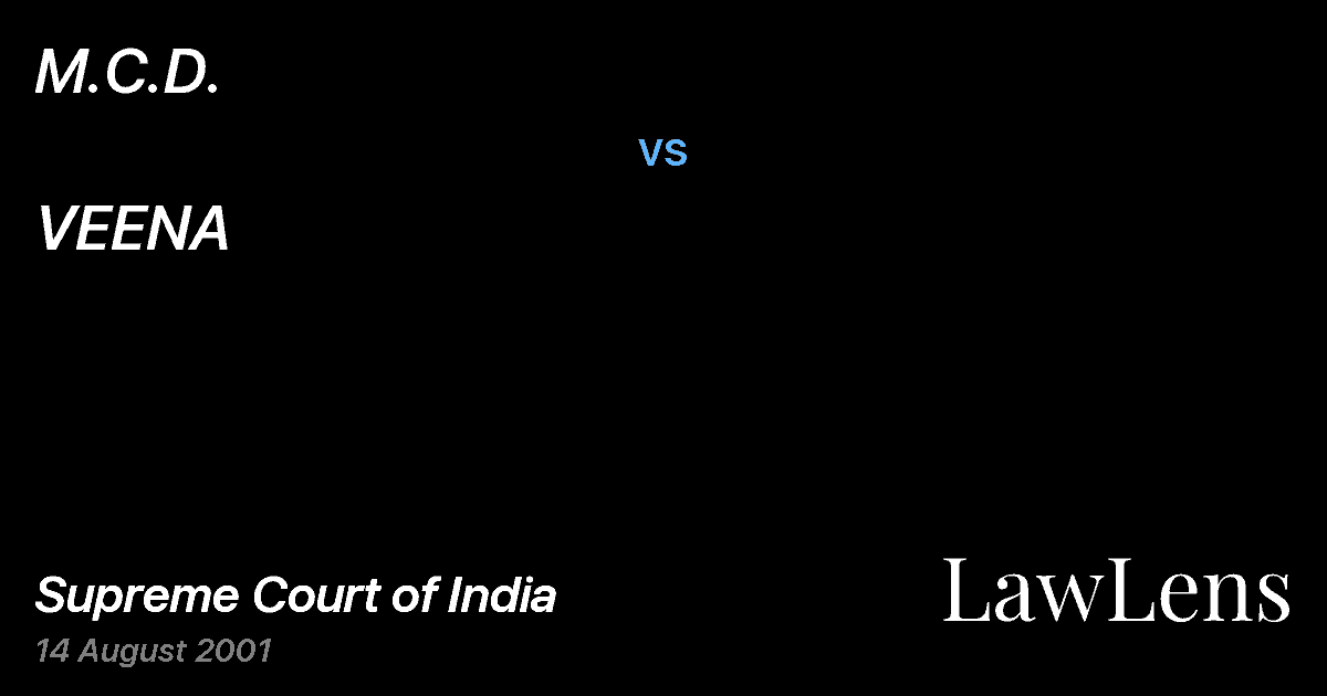 Preview image for M.C.D. vs. VEENA