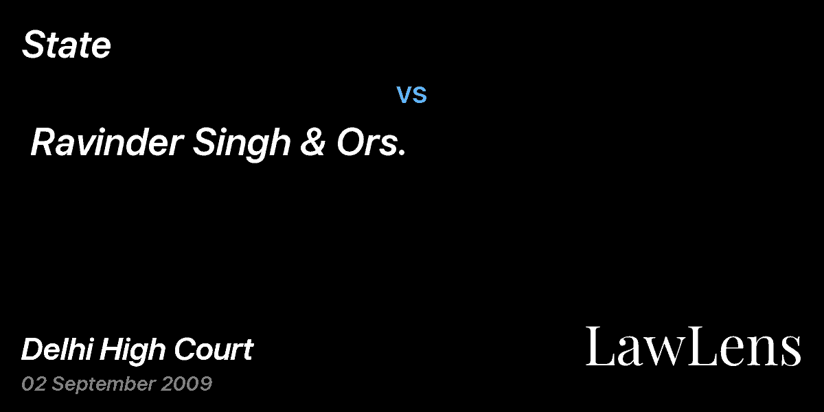 Preview image for State vs. Ravinder Singh & Ors.