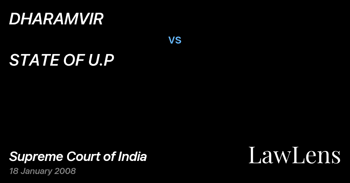 Preview image for DHARAMVIR vs. STATE OF U.P