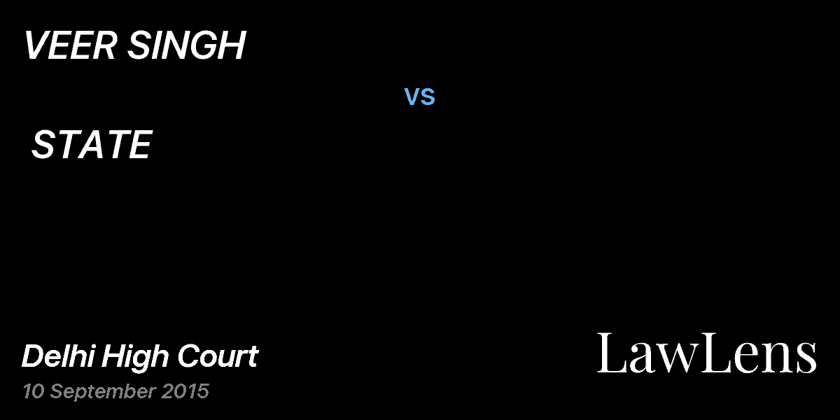 Preview image for VEER SINGH  vs.  STATE