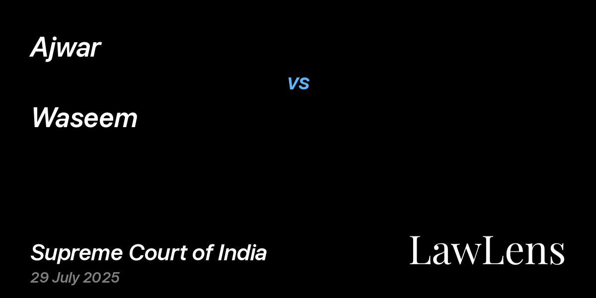 Preview image for AJWAR vs. WASEEM