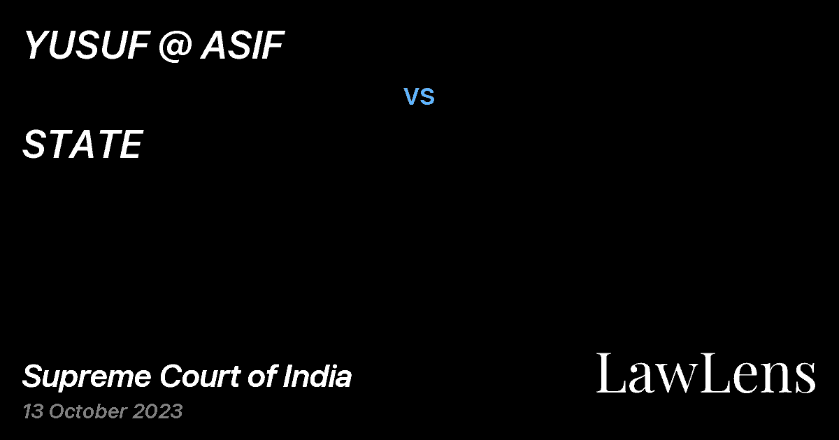 Preview image for YUSUF @ ASIF vs. STATE
