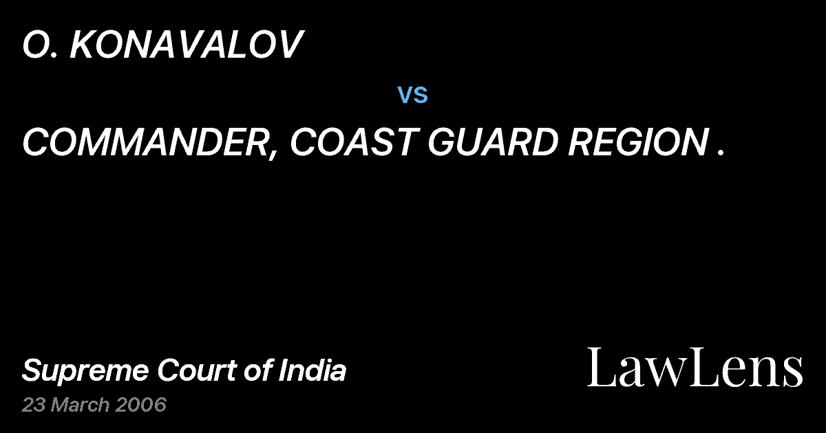 Preview image for O. KONAVALOV vs. COMMANDER, COAST GUARD REGION .