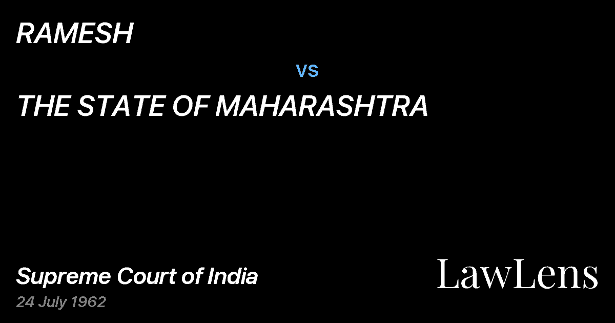 Preview image for RAMESH vs. THE STATE OF MAHARASHTRA