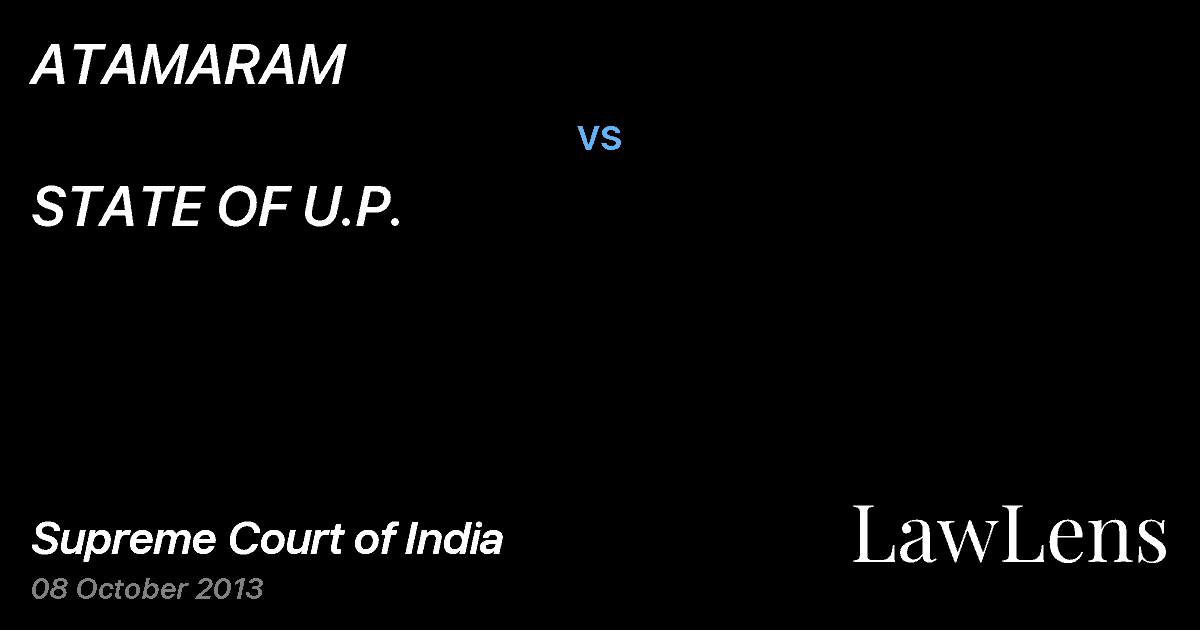 Preview image for ATAMARAM vs. STATE OF U.P.