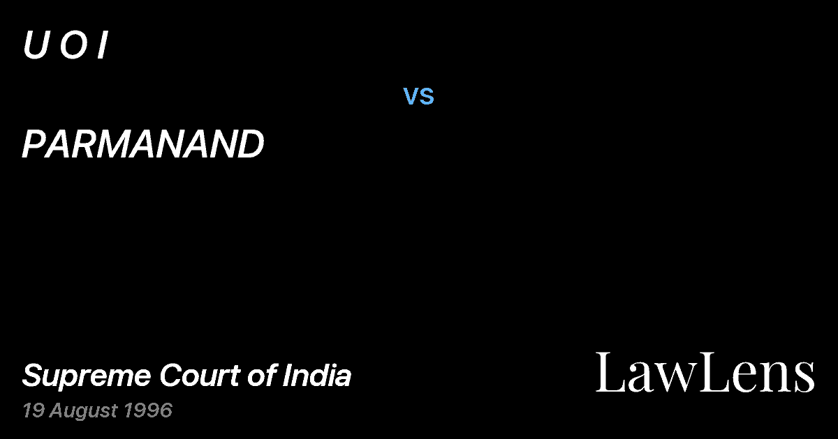 Preview image for U O I vs. PARMANAND