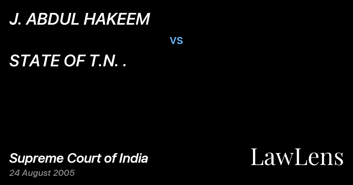 Preview image for J. ABDUL HAKEEM vs. STATE OF T.N. .