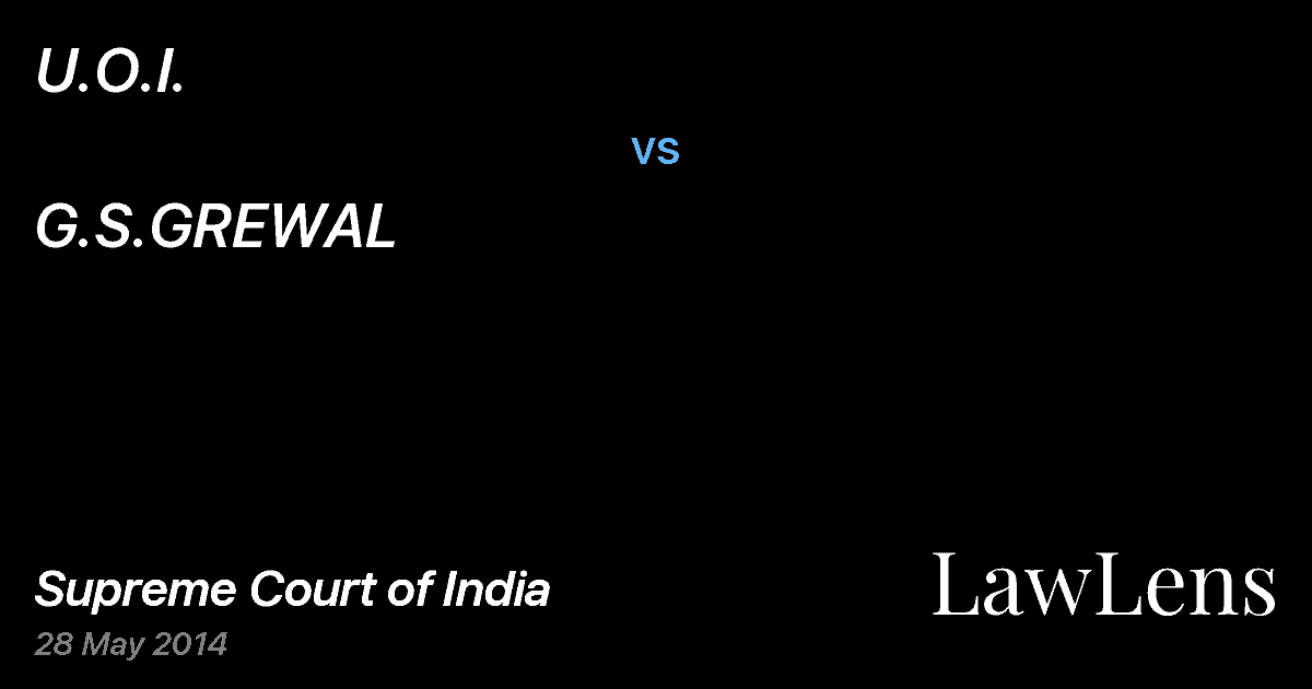 Preview image for U.O.I. vs. G.S.GREWAL