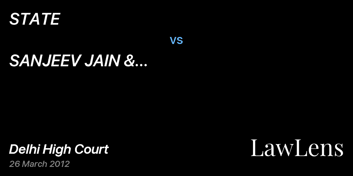 Preview image for STATE        vs.  SANJEEV JAIN & ORS.                         