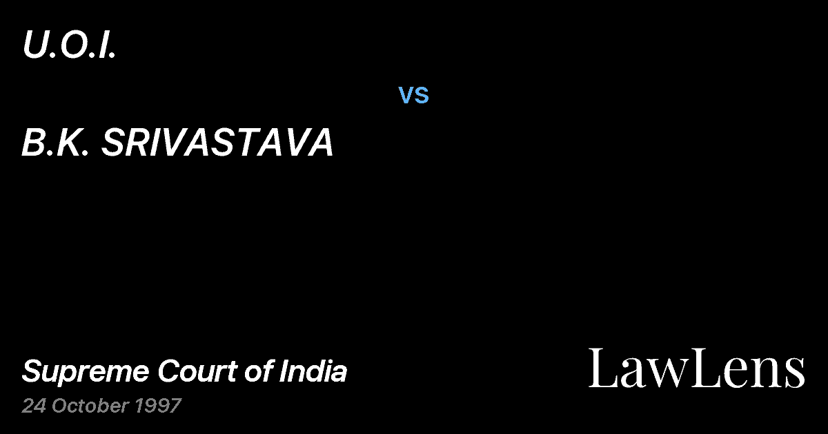 Preview image for U.O.I. vs. B.K. SRIVASTAVA