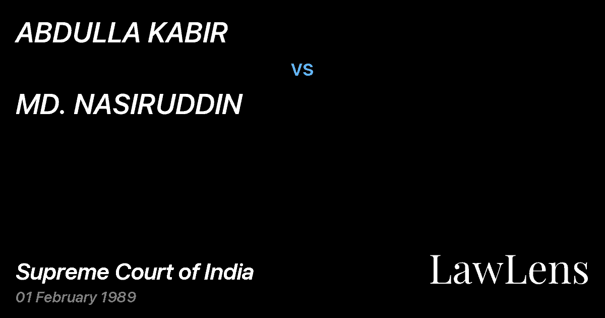 Preview image for ABDULLA KABIR vs. MD. NASIRUDDIN