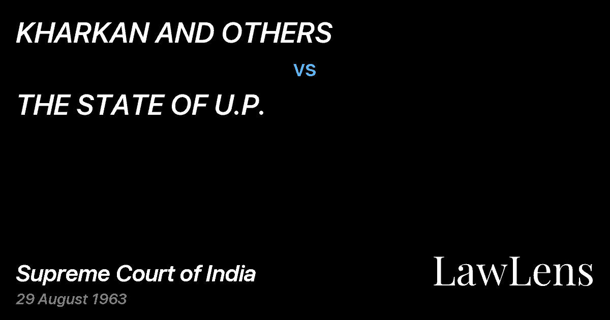 Preview image for KHARKAN AND OTHERS vs. THE STATE OF U.P.