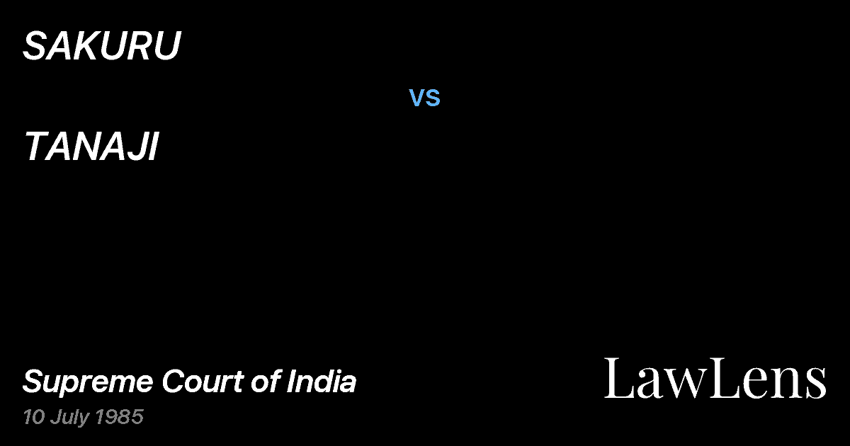 Preview image for SAKURU vs. TANAJI