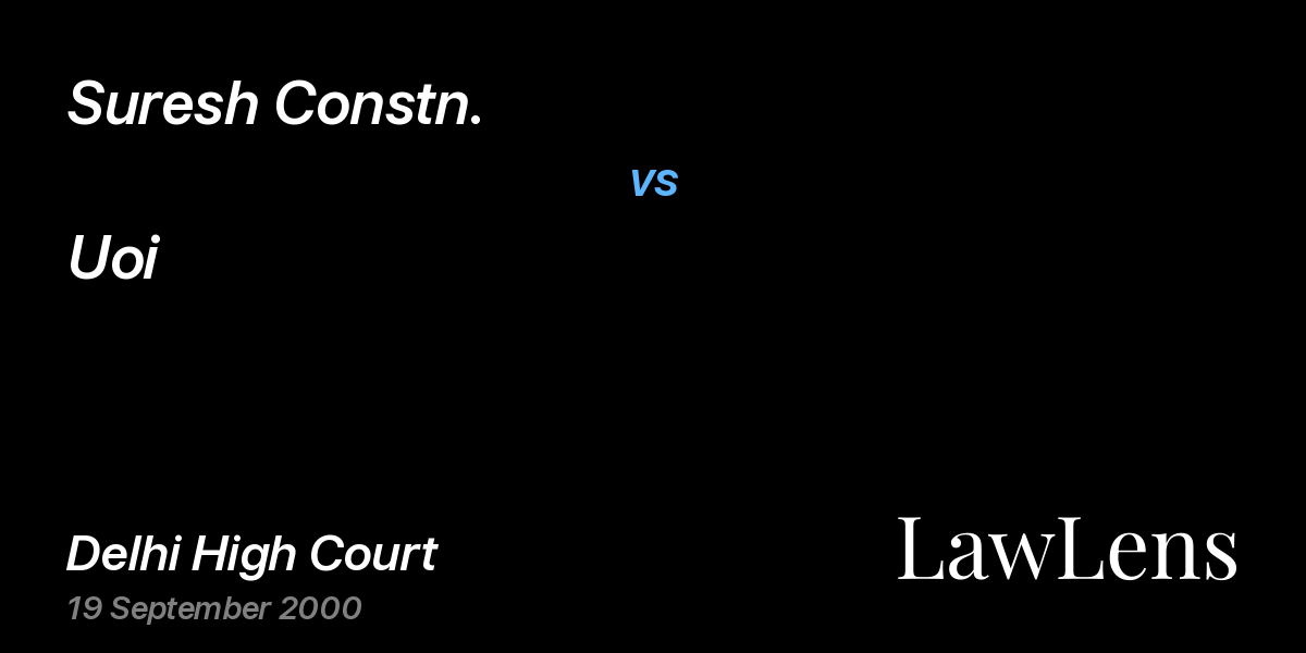 Preview image for Suresh Constn. vs. Uoi