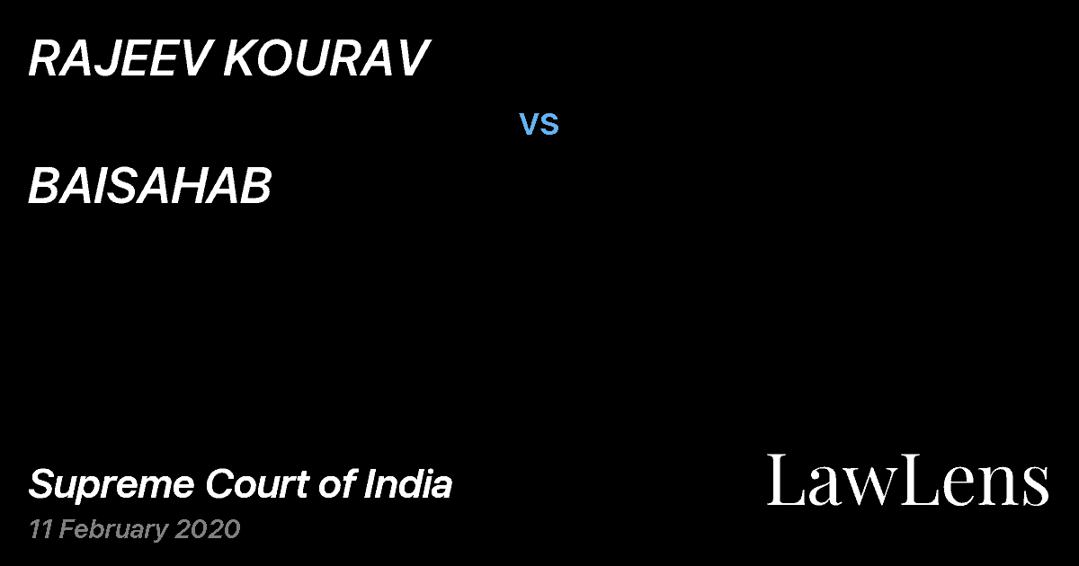 Preview image for RAJEEV KOURAV vs. BAISAHAB